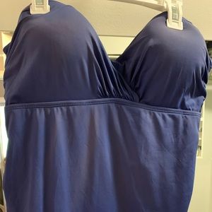 Tankini with board shorts